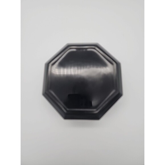 Arcoroc France Black Amethyst Glass 5.5" Octagon Octime Salad Bowl Vintage - Picture 5 of 12